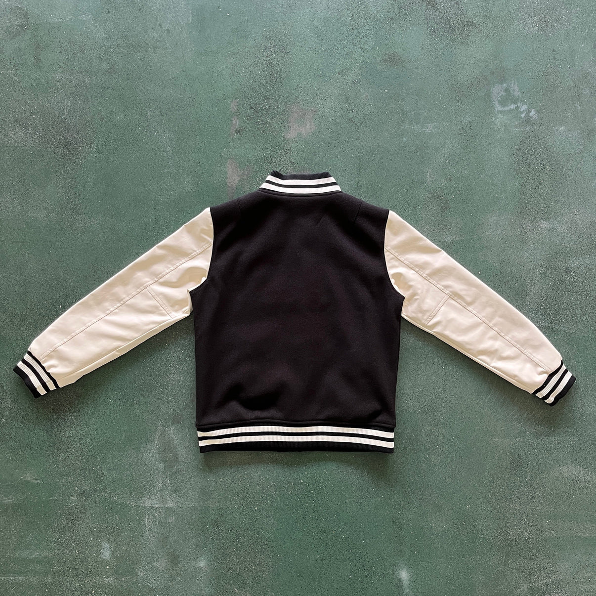 TS (Faux Leather) Varsity Jacket