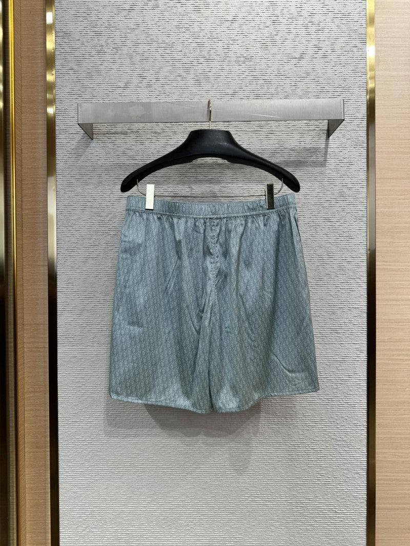 Silk Shorts Green
