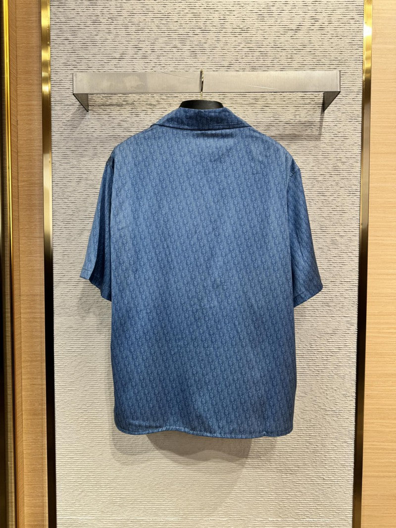Silk Shirt Blue