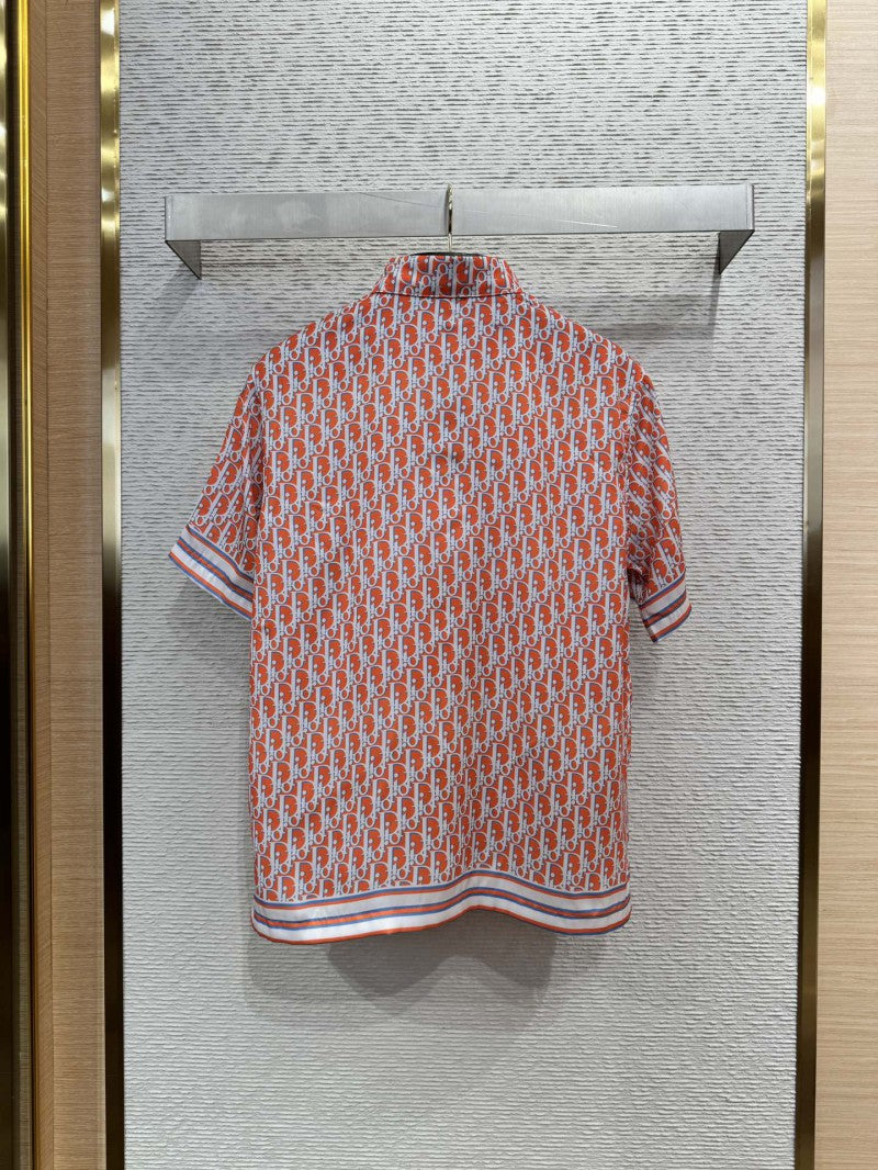 Silk Shirt Red