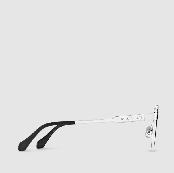 Silver Frame Angular Sunglasses