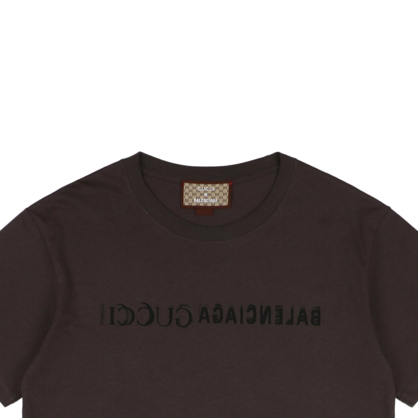 Gucc1 X Balenci Brown T-Shirt