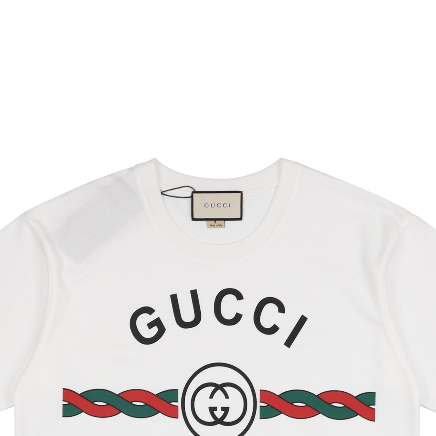 Gucc1 Cotton Jersey 'Gucci Firenze 1921' White T-Shirt