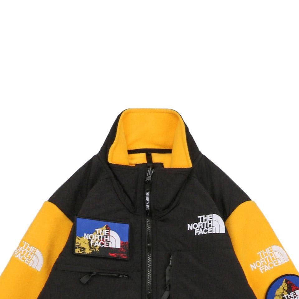 Outdoor Zip-Up Fleece Black Yellow