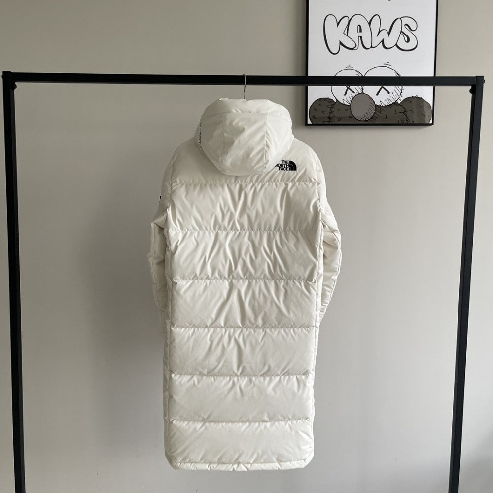 North Face Trench Coat Jacket White
