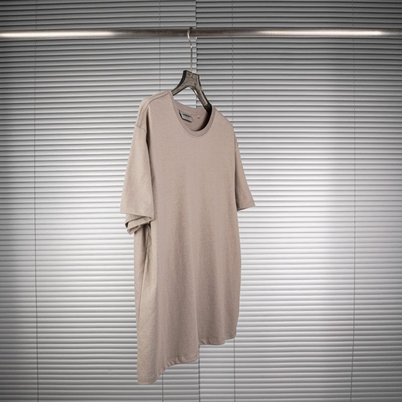 Round Neck Short Sleeve Moss