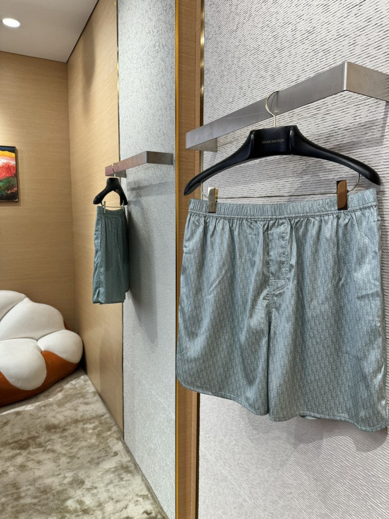 Silk Shorts Green