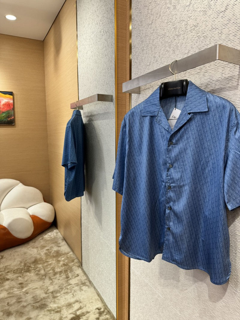 Silk Shirt Blue