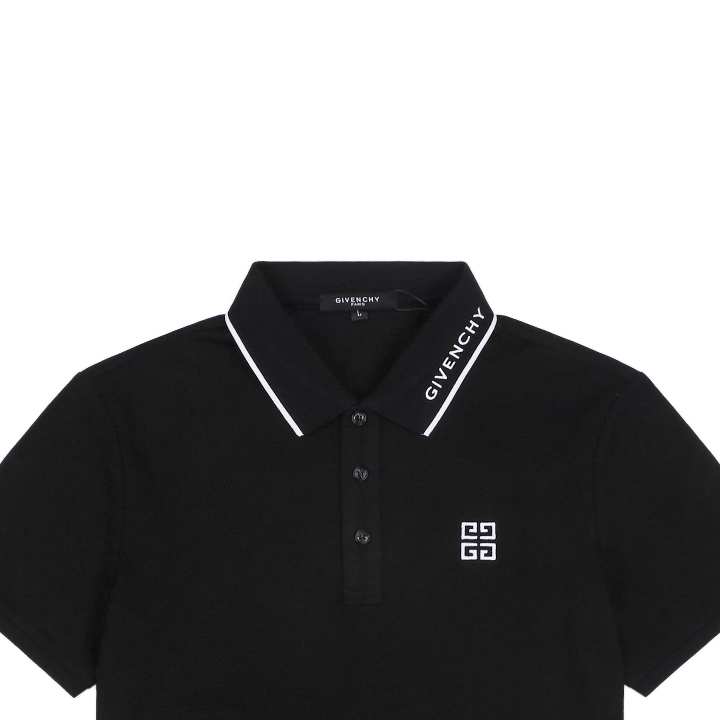 Gvnchy Black Polo T-Shirt