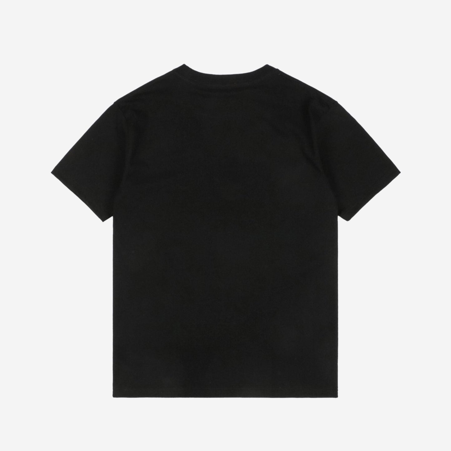 Gucc1 Round GG Print Cotton T-Shirt Black