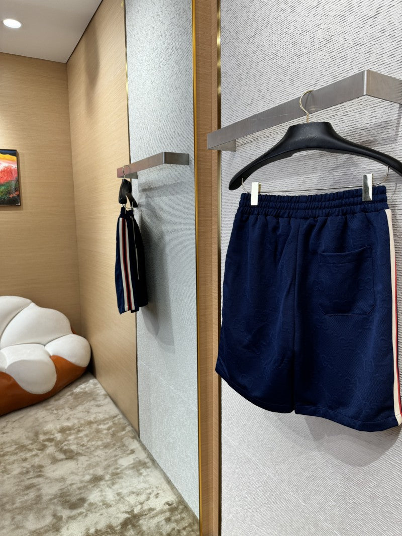 Jacquard  Webbing Knit Shorts