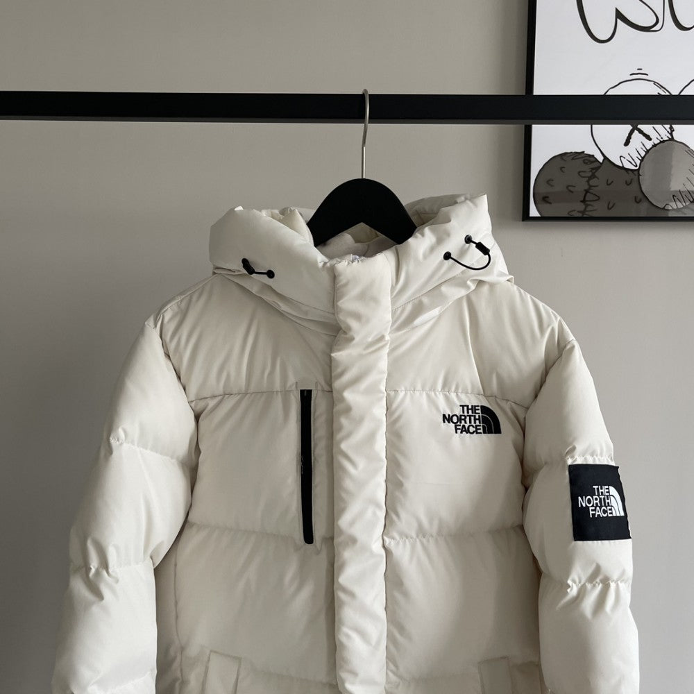 North Face Trench Coat Jacket White