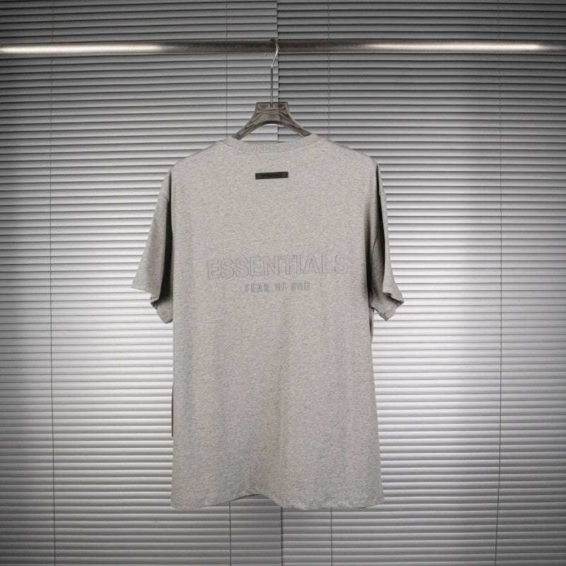 Round Neck Short Sleeve Dark Oatmeal