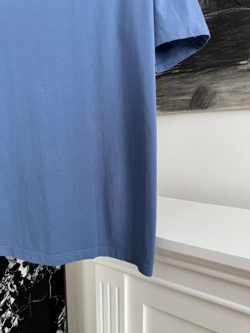 Blue Printed T-Shirt