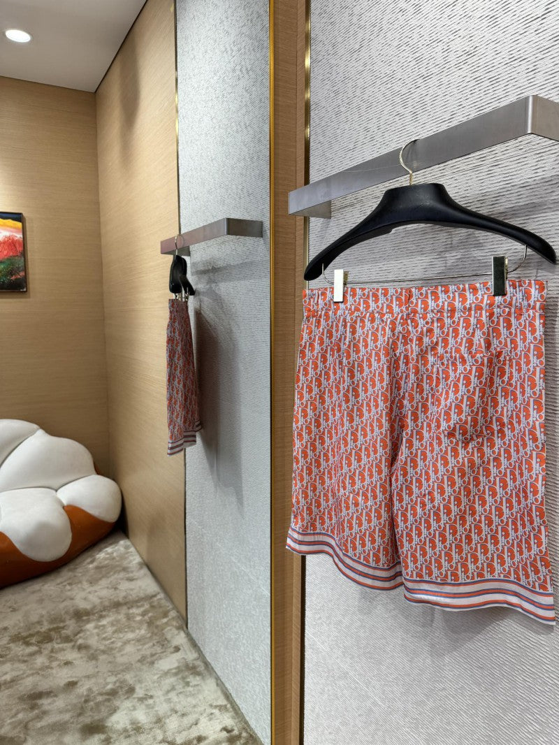 Silk Shorts Red