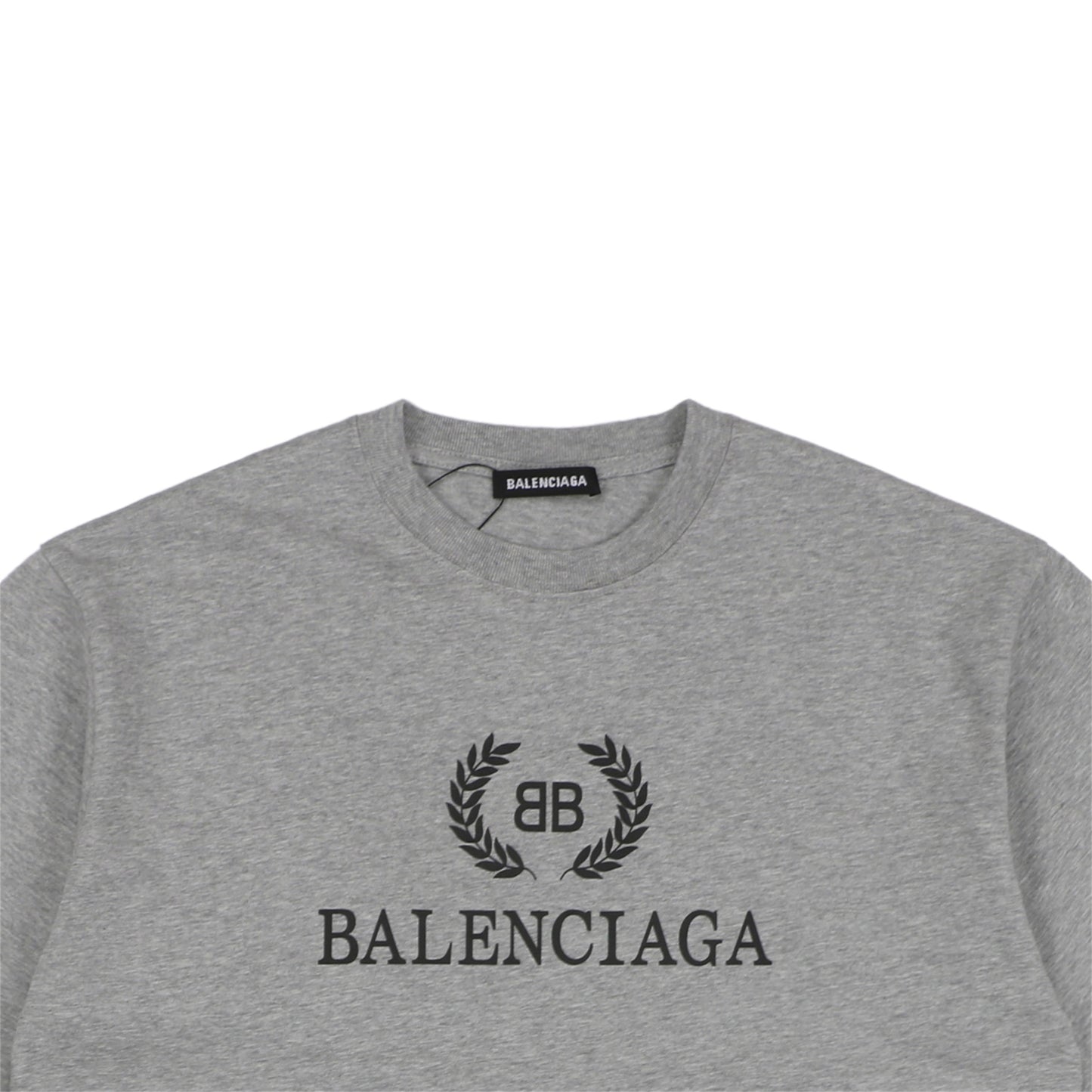 Balenci BB Logo T-Shirt Grey