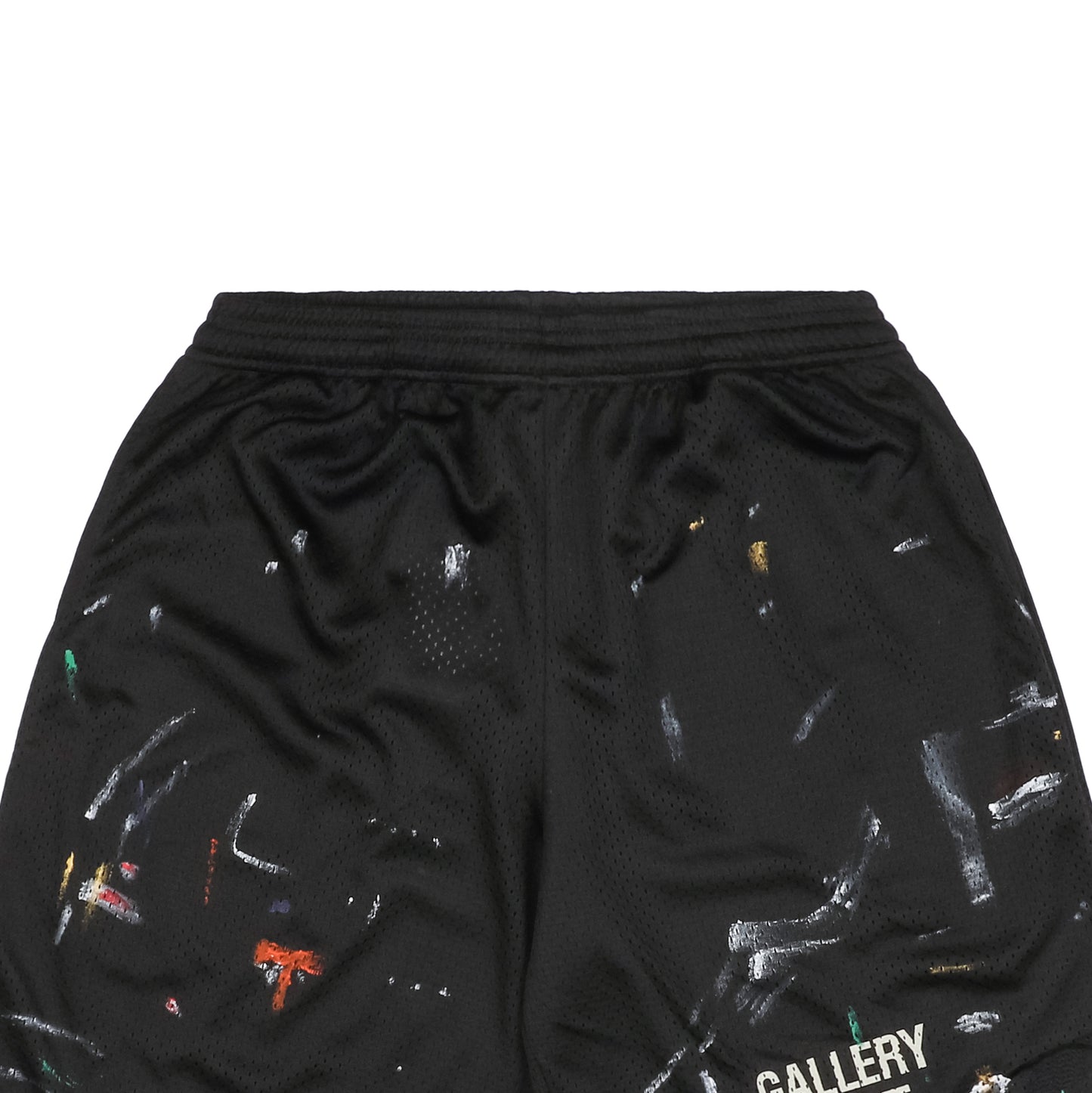 Gallery Dept Paint Splashed Black Shorts