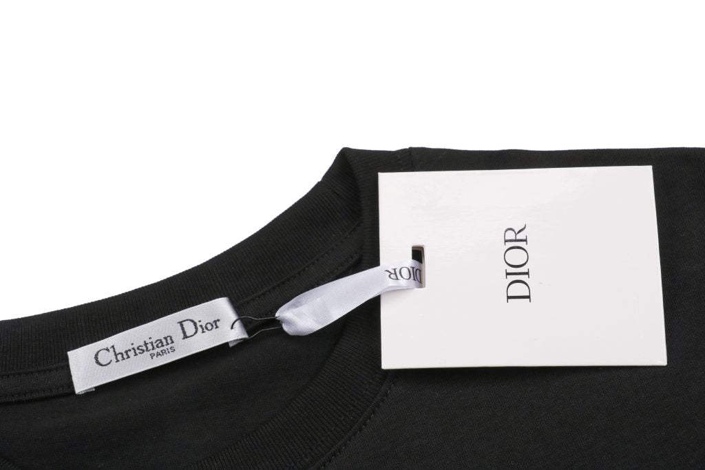 Black T-Shirt, Blue Logo