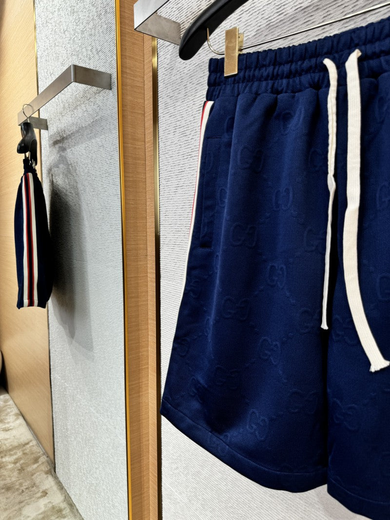 Jacquard  Webbing Knit Shorts