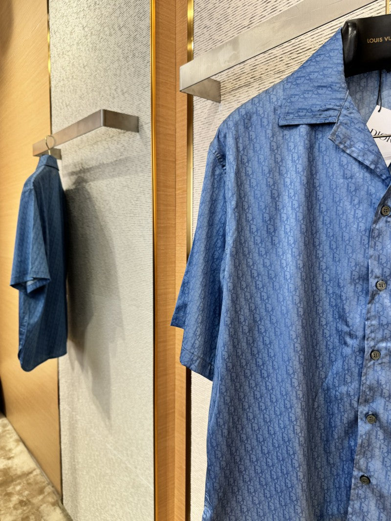 Silk Shirt Blue