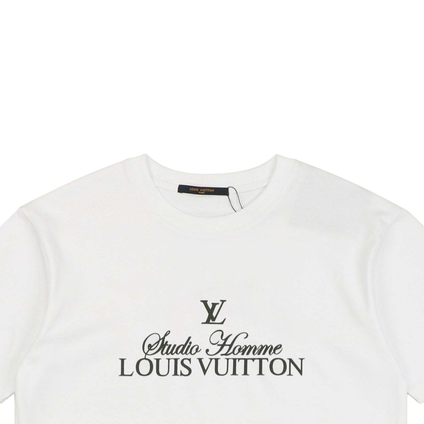 LV White Studio Homme T-Shirt