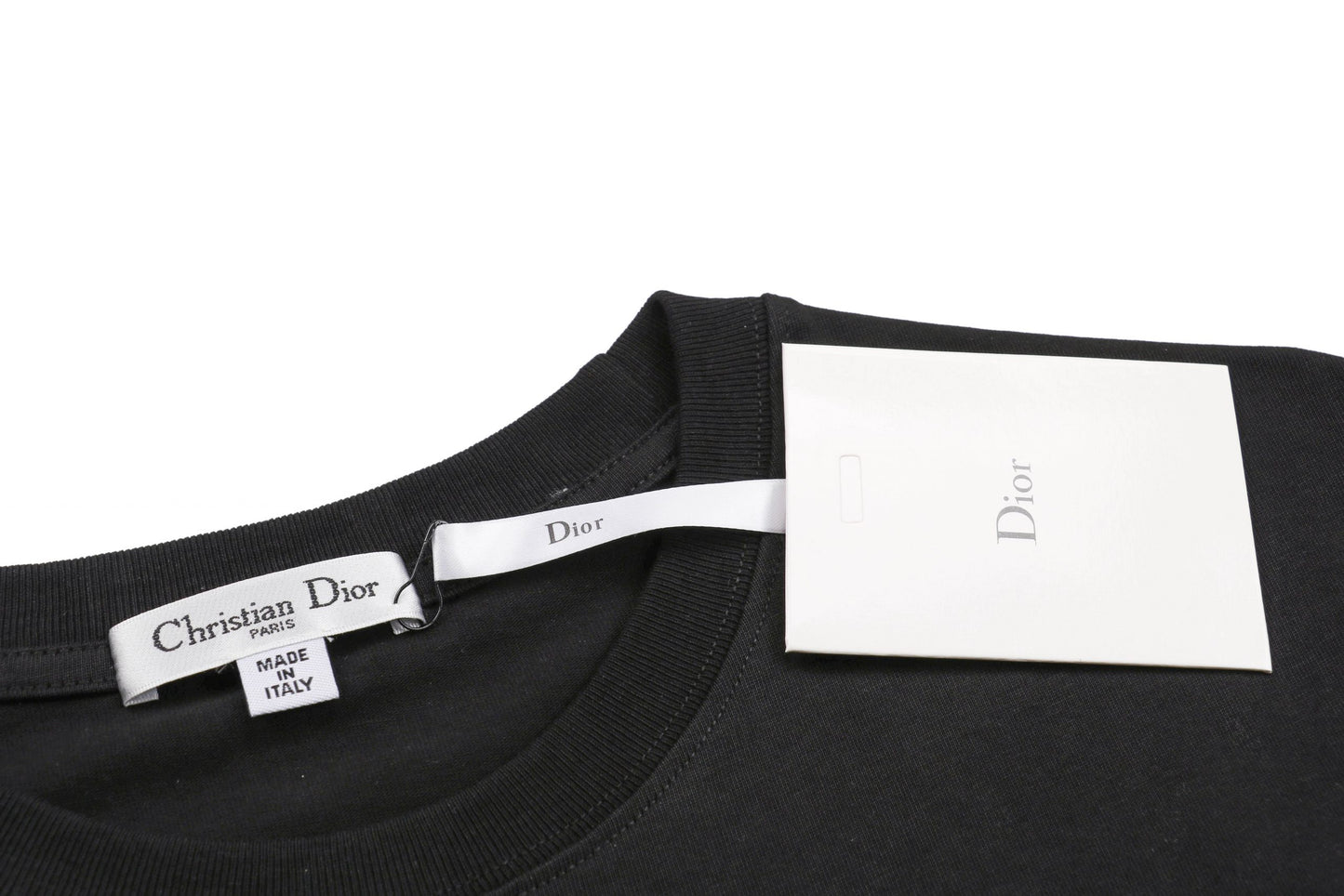 Black T-Shirt, White Logo