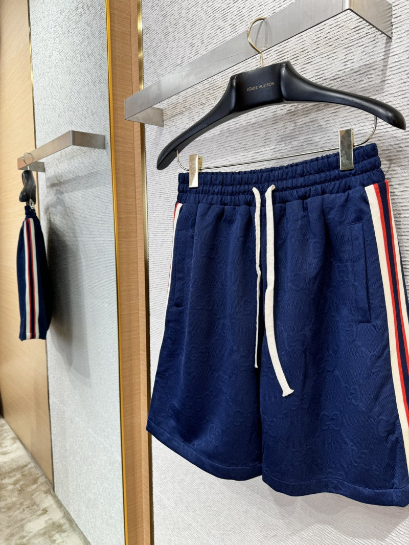 Jacquard  Webbing Knit Shorts