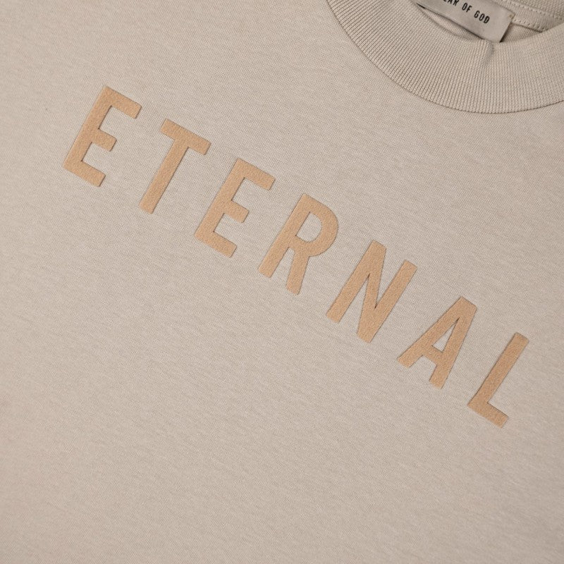 Flocked Short Sleeve Apricot