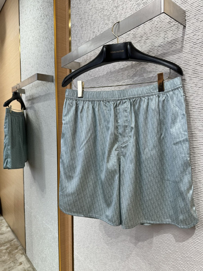 Silk Shorts Green