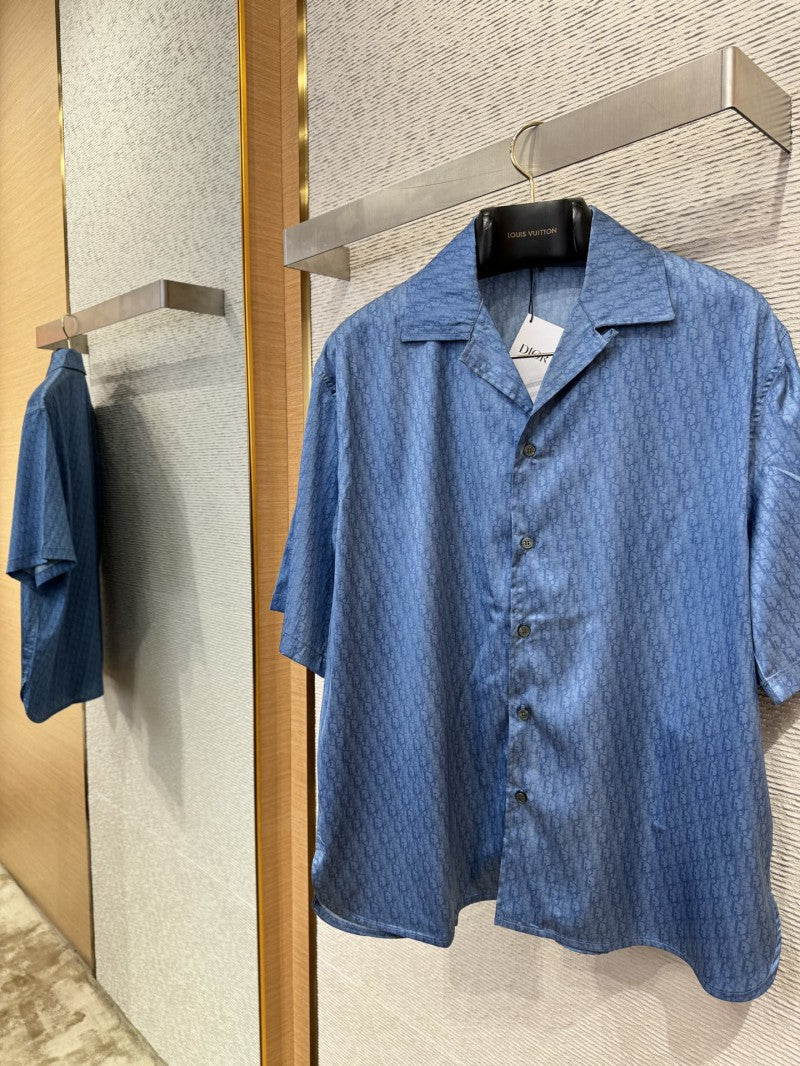 Silk Shirt Blue