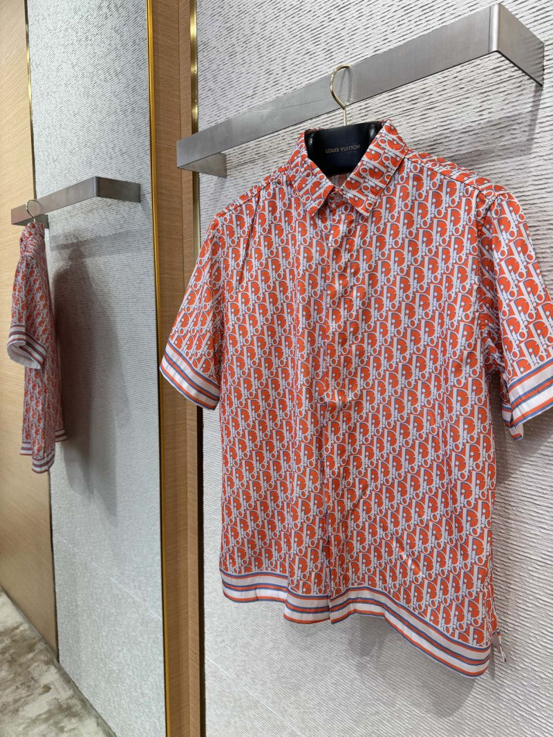Silk Shirt Red