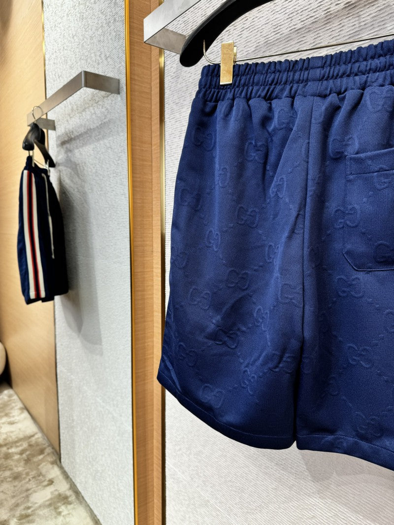 Jacquard  Webbing Knit Shorts