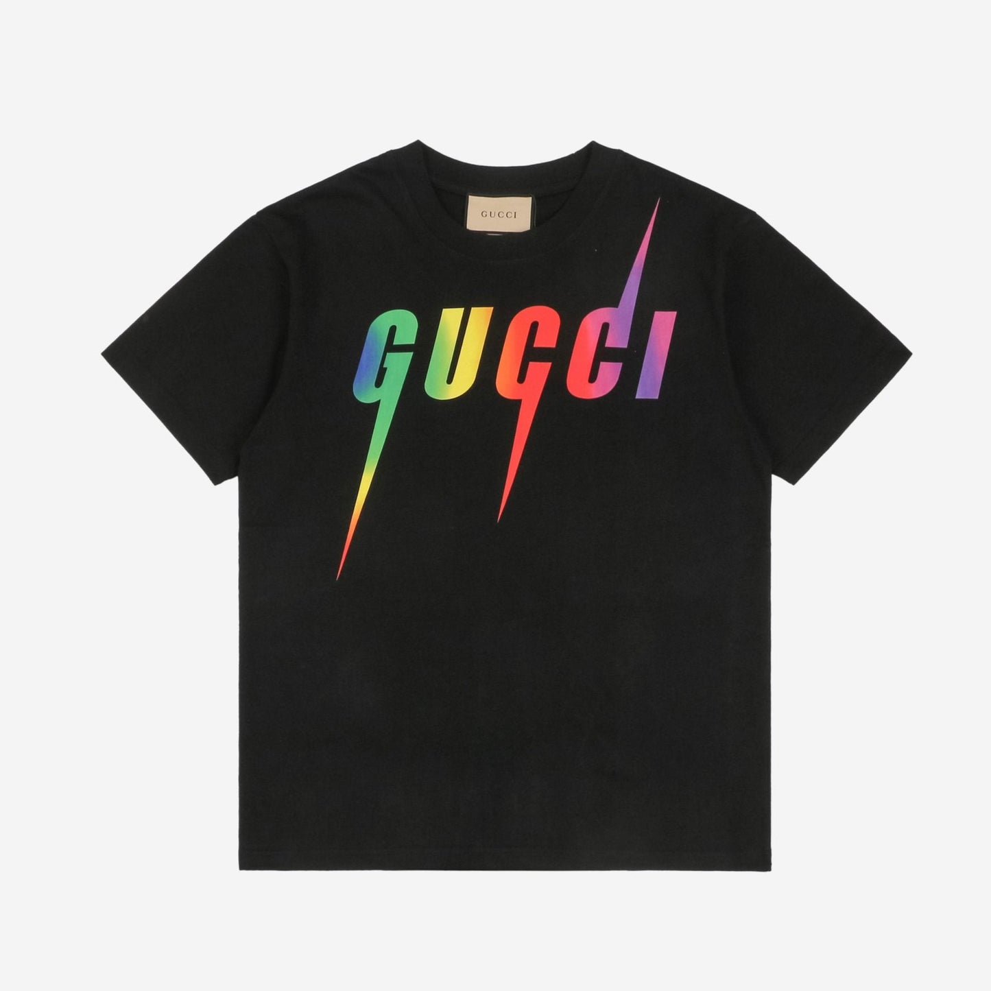Gucc1 T-Shirt Blade Print Rainbow