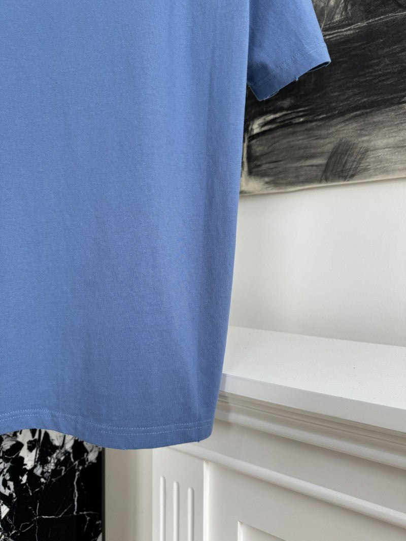 Blue Printed T-Shirt