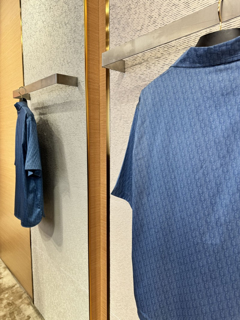 Silk Shirt Blue