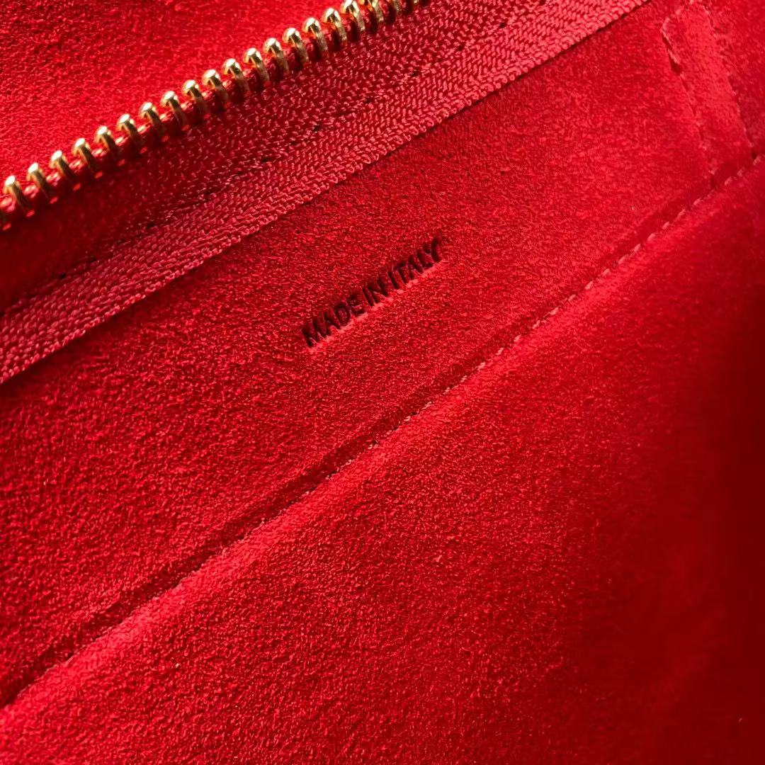 Crimson Arc Tote