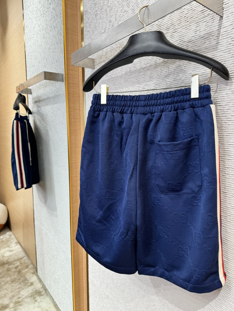 Jacquard  Webbing Knit Shorts