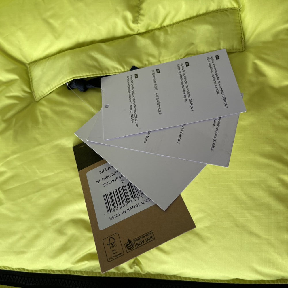 North Face Puffer Neon
