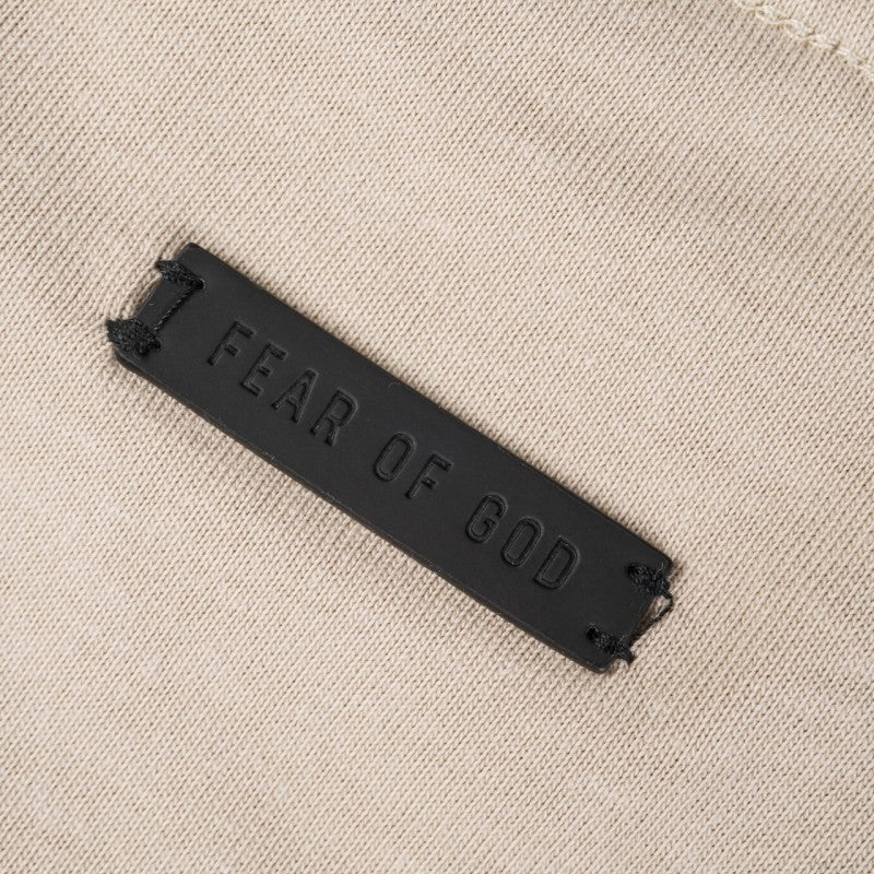 Flocked Short Sleeve Apricot