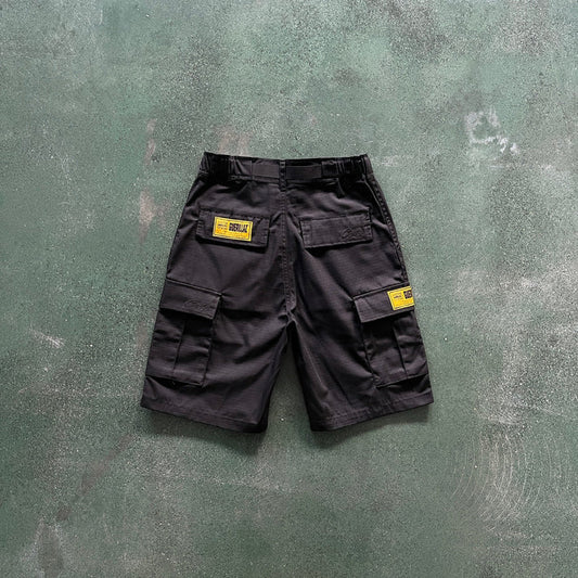 Crtz OG Triple Black Cargo Shorts