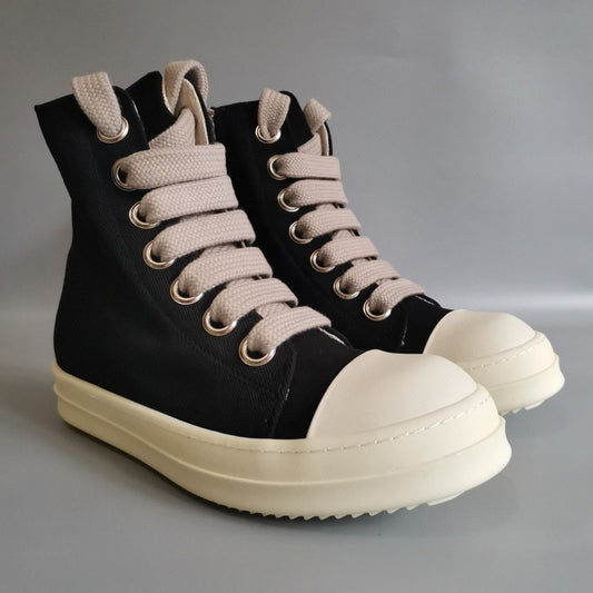 Vintage Green High Cut Trainers