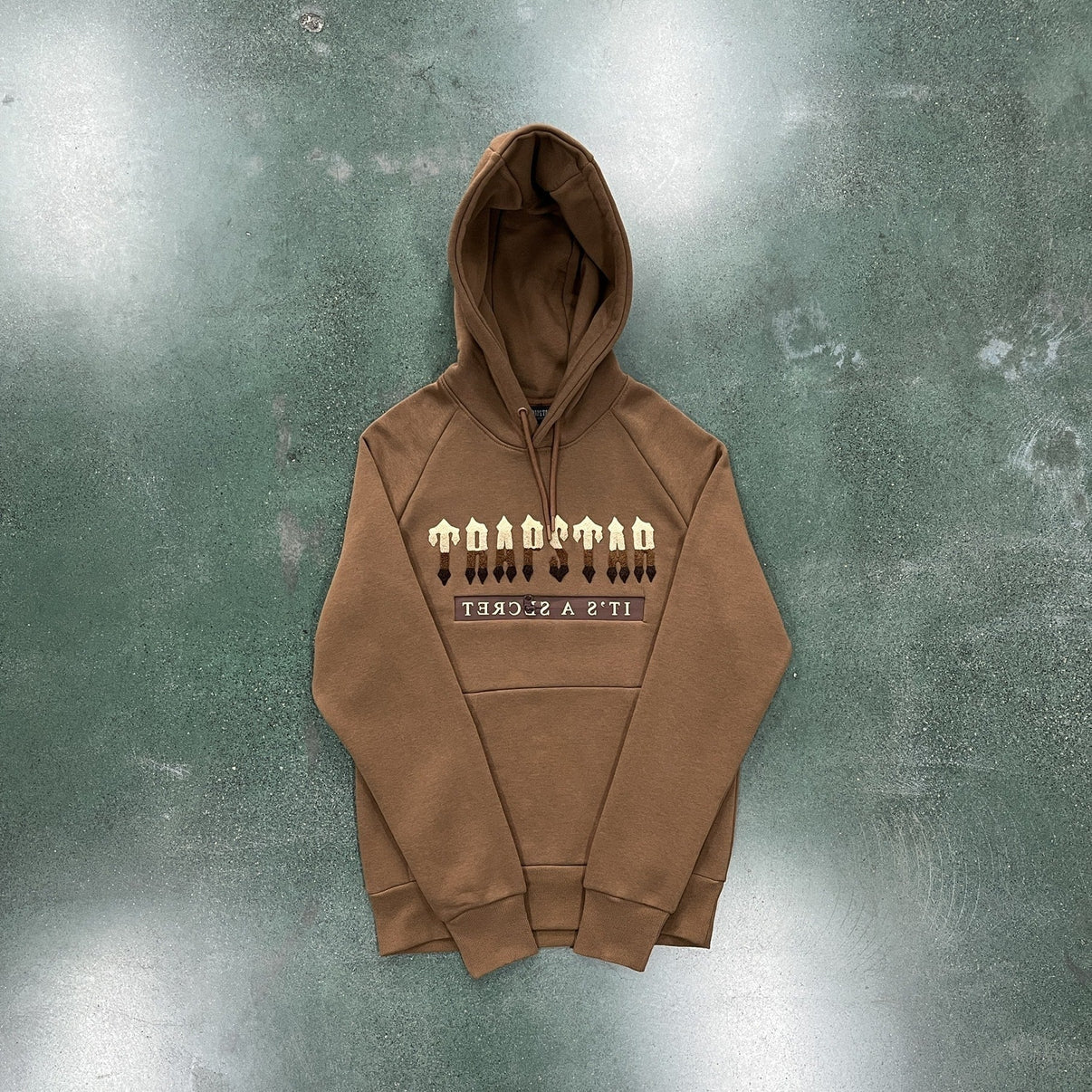 TS CHENILLE DECDODED2.0 HOODIE TRACKSUIT-BISON