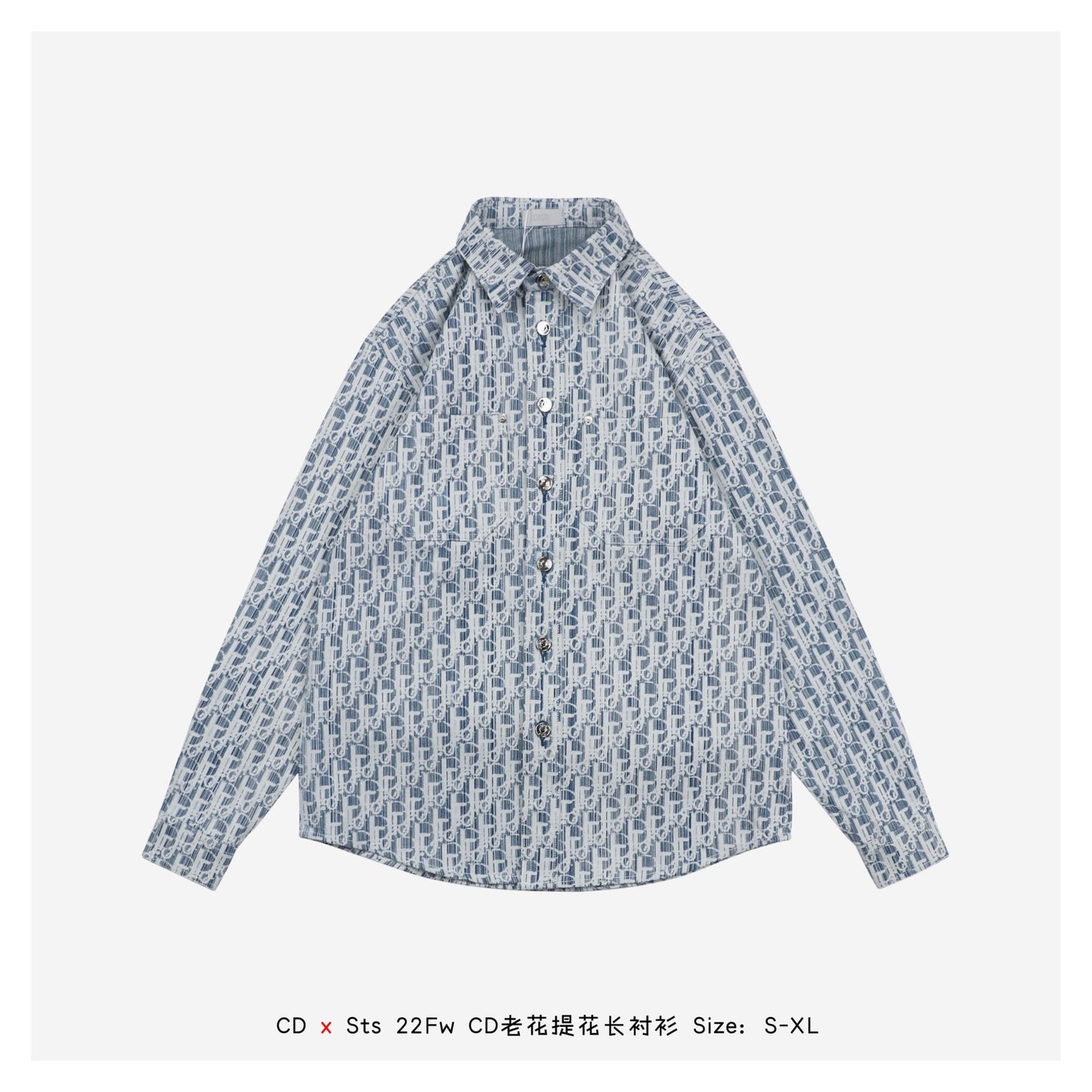 Blue and White Shirt