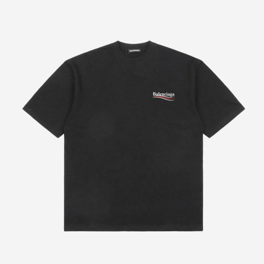 Balenci Political Campaign T-Shirt Black