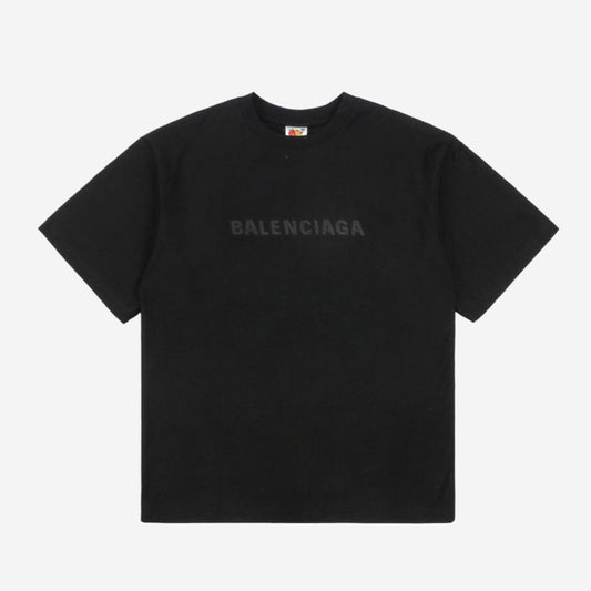 Balenci Hand Print Logo T-Shirt Black