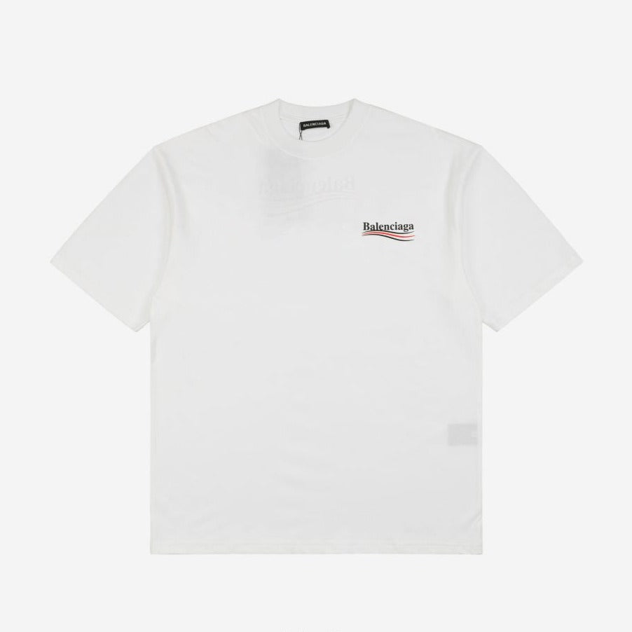 Balenci Political Campaign T-Shirt White