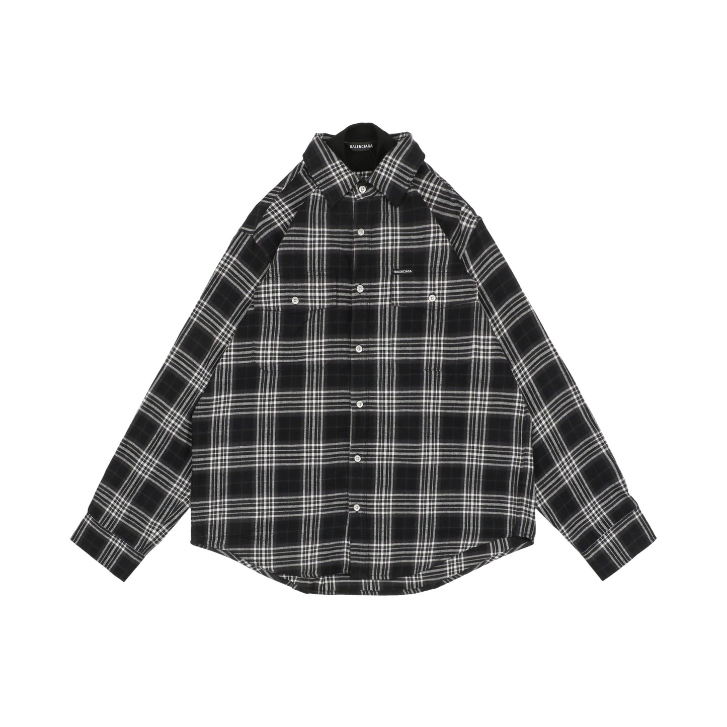 Balenci Checked Shirt
