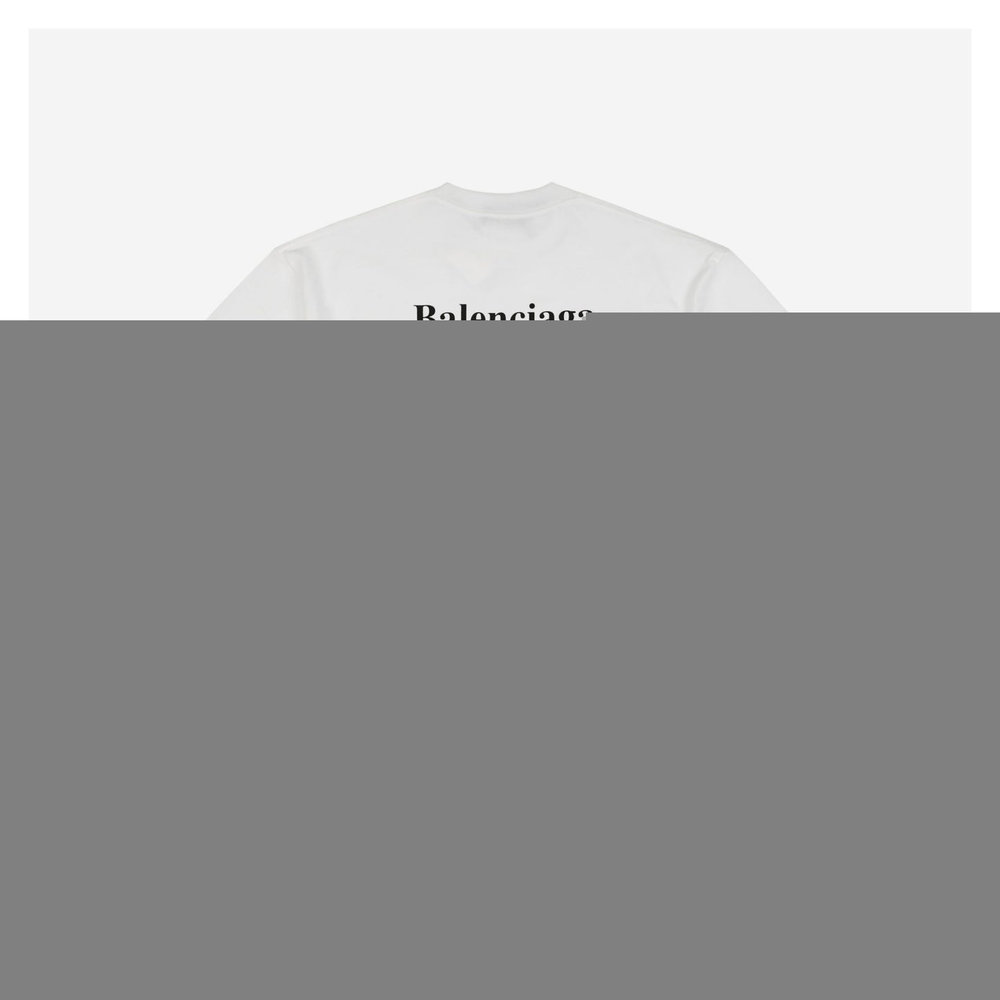 Balenci Political Campaign T-Shirt White