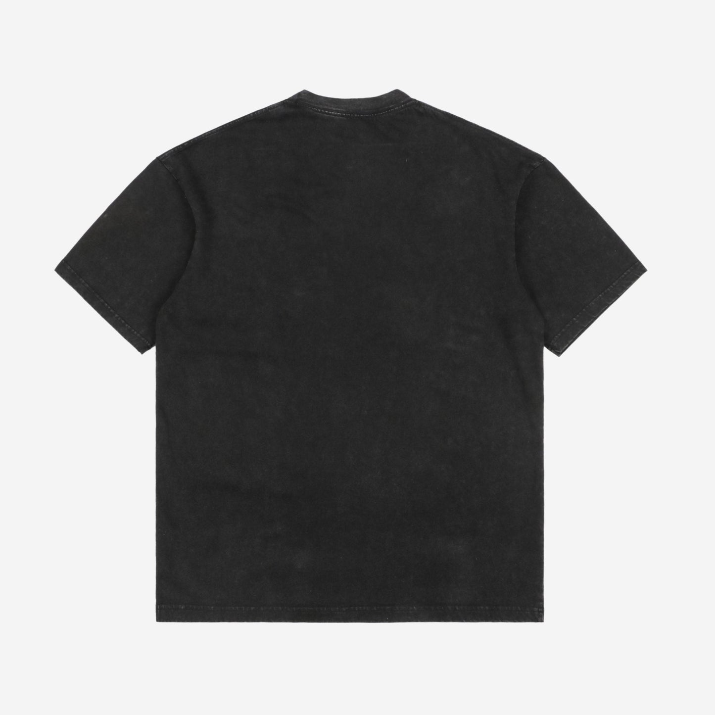 Balenci BB Logo T-Shirt Washed Out Black
