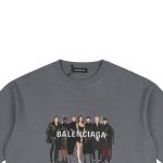 Balenci Graphic T-Shirt Grey